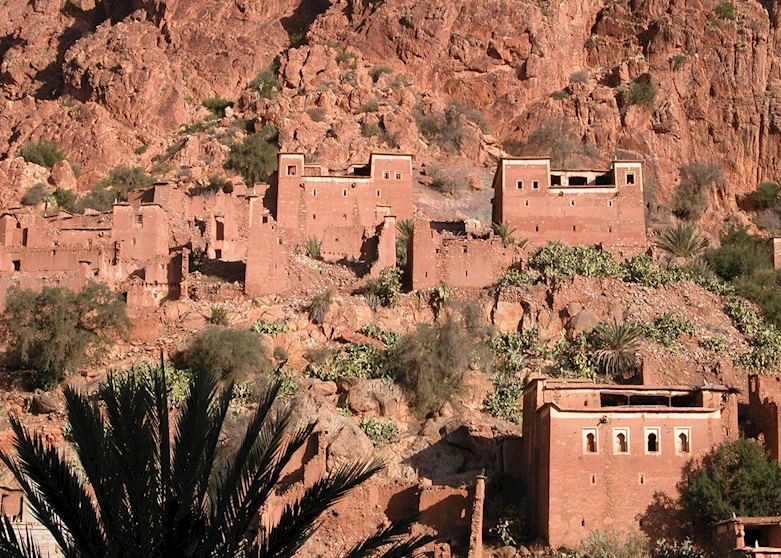 Berber village in Ameln Valley, The Anti Atlas, Morocco Berber village in Ameln Valley, The Anti Atlas, Morocco