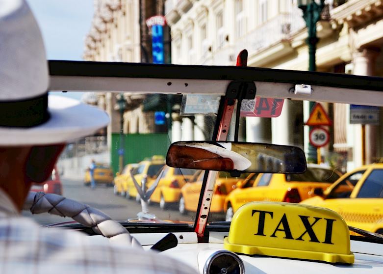 A taxi ride through Havana