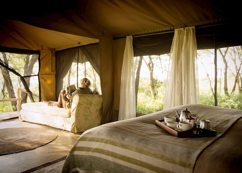 Guest Tent at Dunia Camp