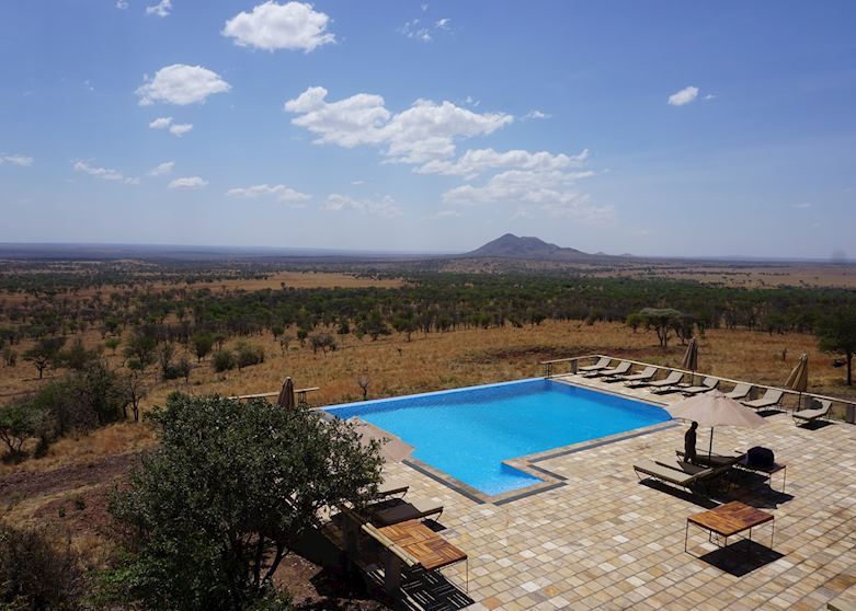 View from the dining area at Kubu Kubu