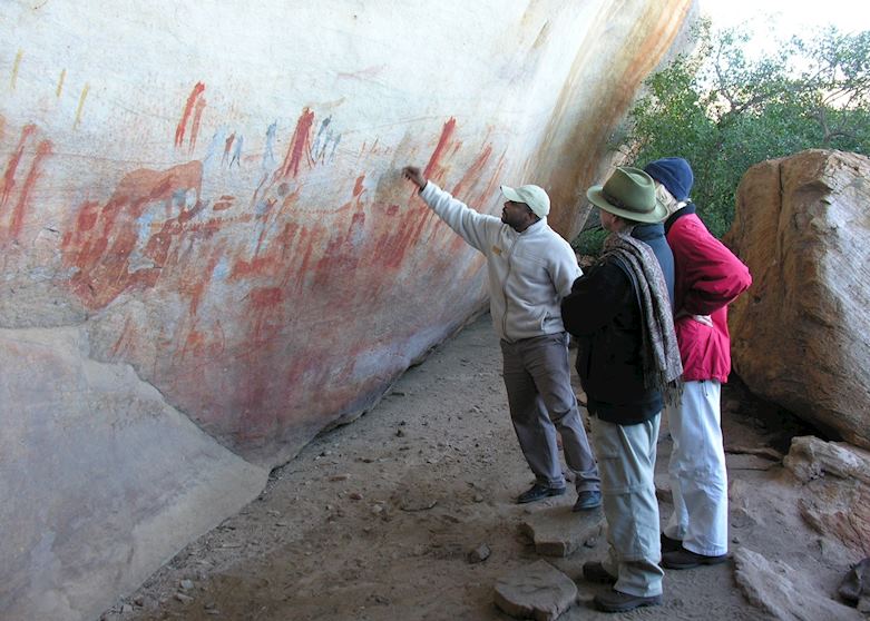 San Rock Art guide, Bushmans Kloof San Rock Art guide, Bushmans Kloof
