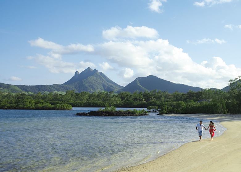 Beach at the Four Seasons Resort, Mauritius Beach at the Four Seasons Resort, Mauritius