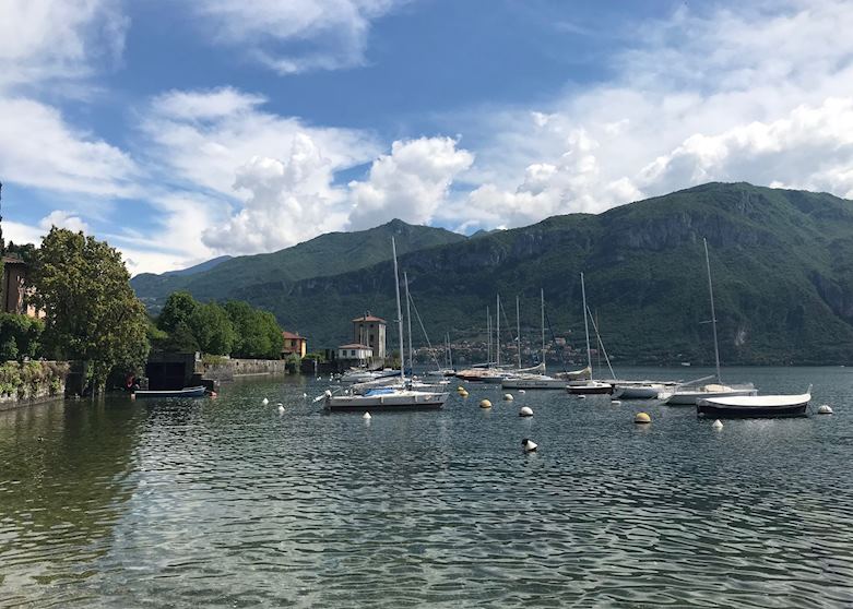 Views from kayak, Lake Como Views from kayak, Lake Como