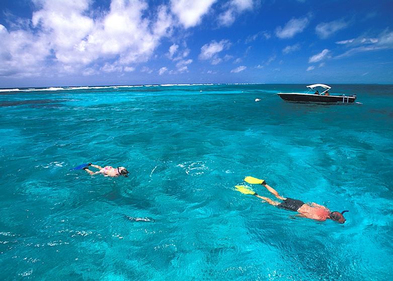 Snorkellers, Ambergris Caye Snorkellers, Ambergris Caye