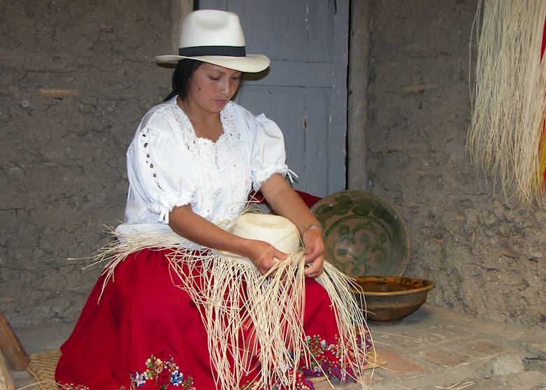 Panama Hat maker, Cuenca Panama Hat maker, Cuenca