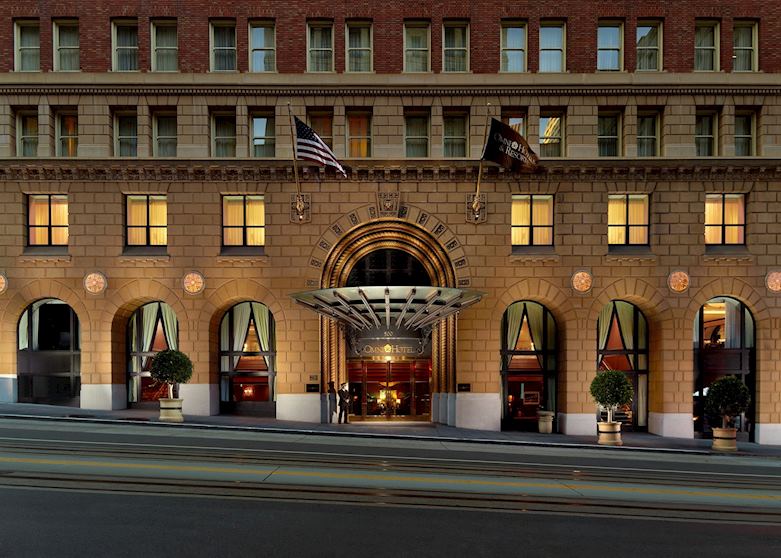 Omni San Francisco Exterior Night Omni San Francisco Exterior Night