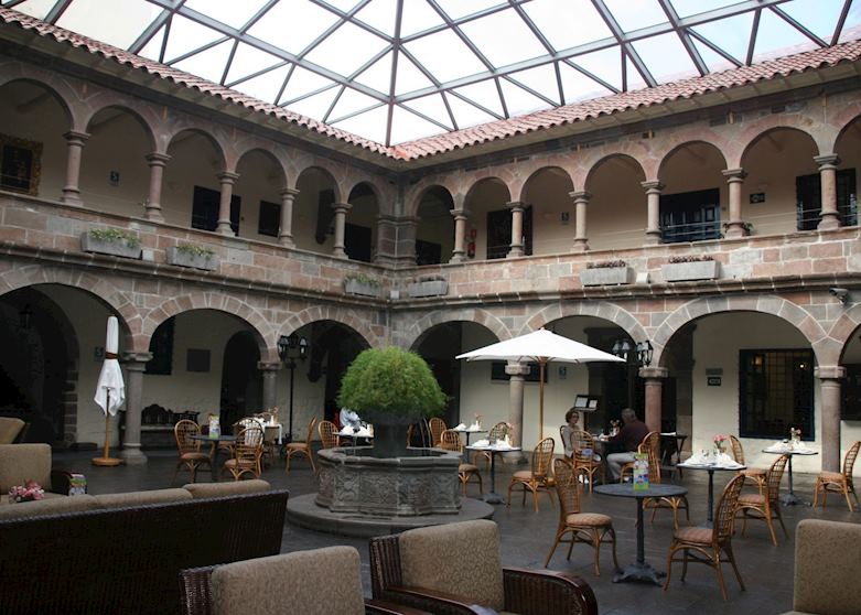Colonial courtyard of the Novotel Casa Real, Cuzco