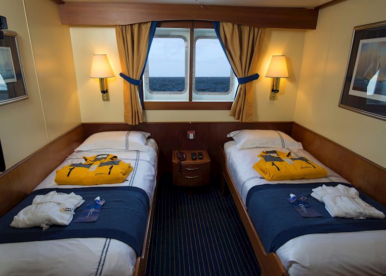 Main deck window cabin, Ocean Adventurer