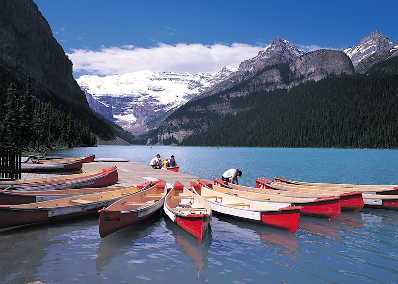Canoes, Lake Louise Canoes, Lake Louise