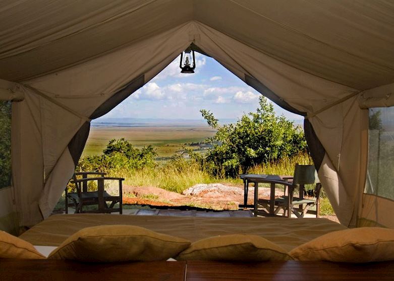 View from your tent at Kilima Camp, Masai Mara View from your tent at Kilima Camp, Masai Mara