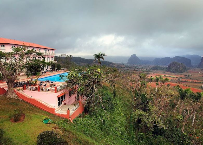 View from Hotel Los Jazmines, Vinales View from Hotel Los Jazmines, Vinales