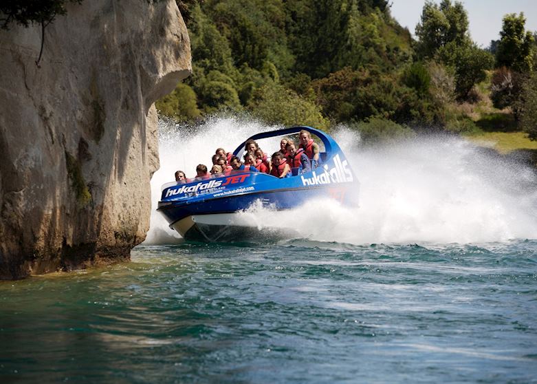 Huka Falls Jet Boat excursion, Lake Taupo Huka Falls Jet Boat excursion, Lake Taupo