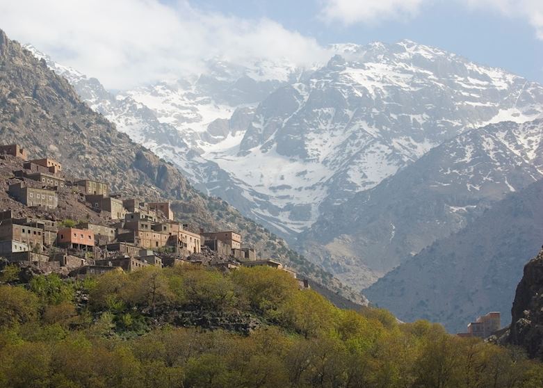 The High Atlas Mountains, Morocco The High Atlas Mountains, Morocco