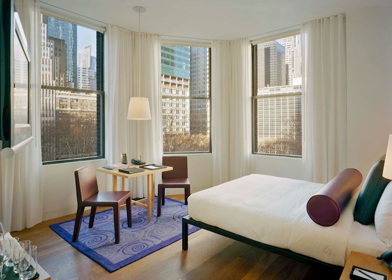 Deluxe room with view, Bryant Park Hotel, New York Deluxe room with view, Bryant Park Hotel, New York