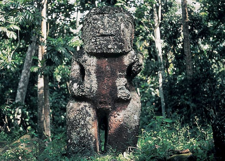 Tiki statue, Hiva Oa