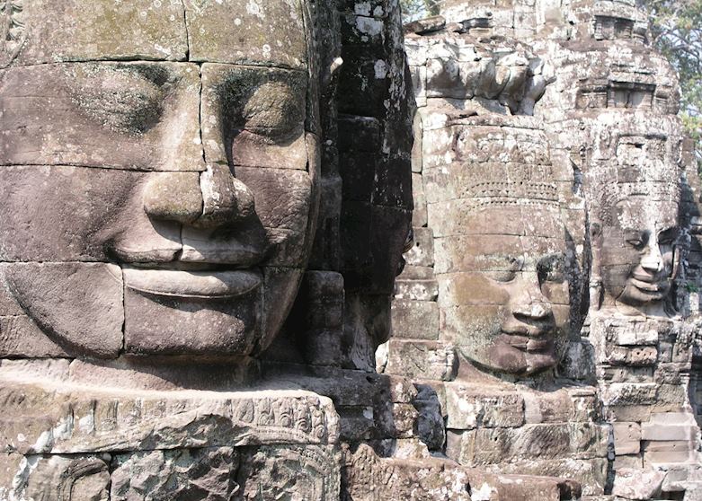 Faces at The Bayon, Siem Reap Faces at The Bayon, Siem Reap