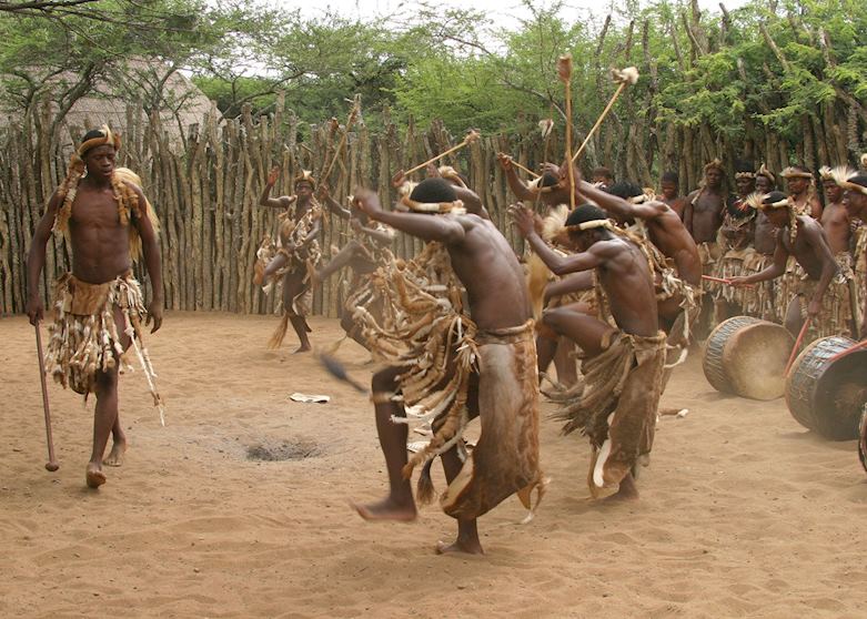 Zulu dancers at Thanda Zulu dancers at Thanda