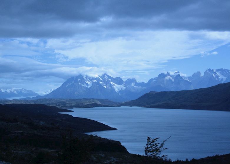 The Torres Massif, with glacier Gray just visible on the left The Torres Massif, with glacier Gray just visible on the left