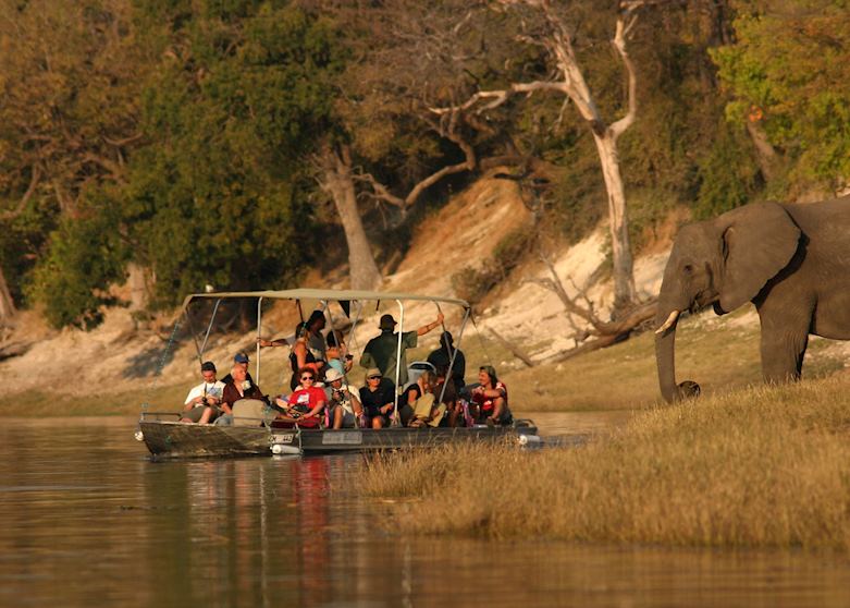 Game viewing on the Chobe River