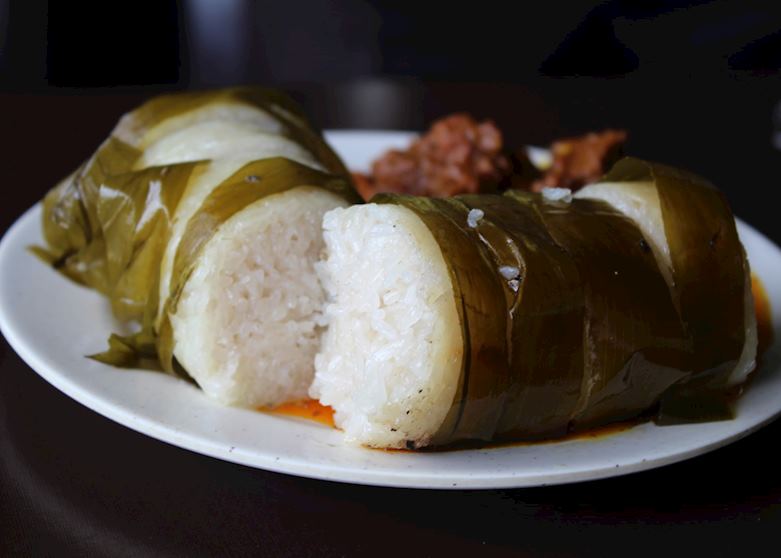 Lemang sticky rice Lemang sticky rice