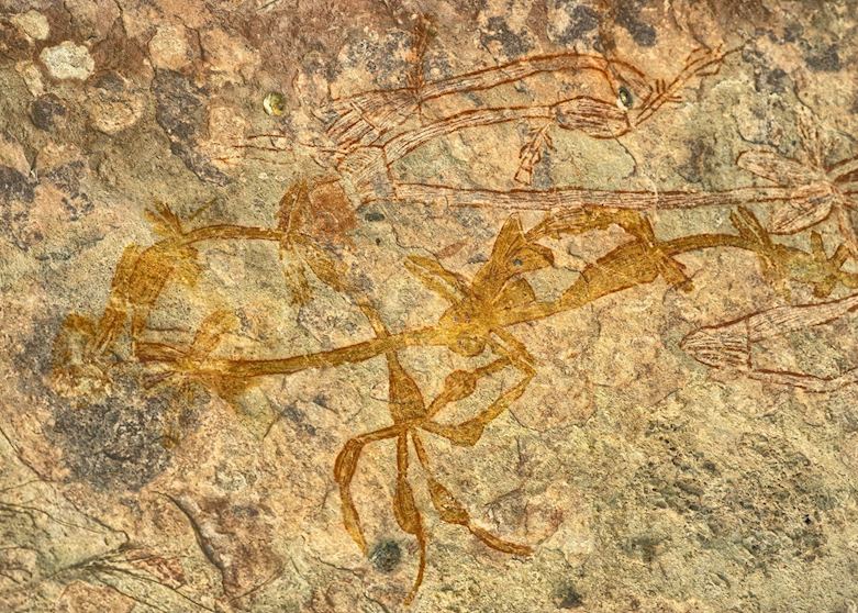 Aboriginal rock art, Kakadu National Park Aboriginal rock art, Kakadu National Park