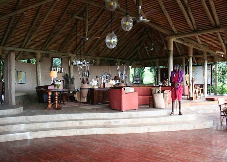 Lounge area, Bateleur Camp