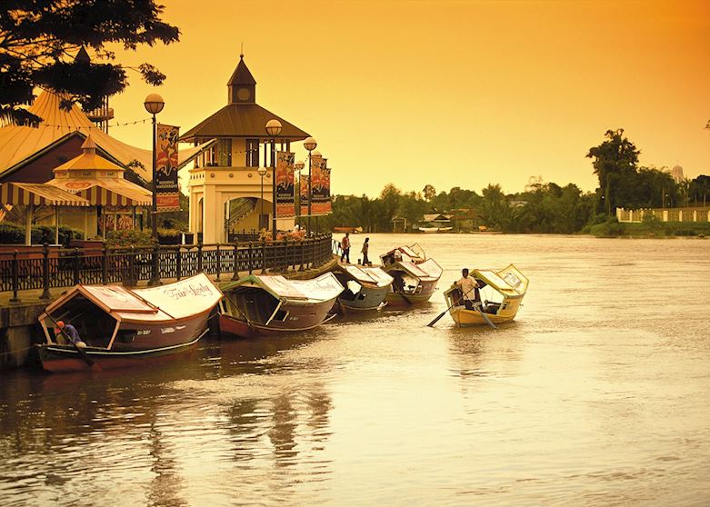 Sunset in Kuching, Sarawak Sunset in Kuching, Sarawak