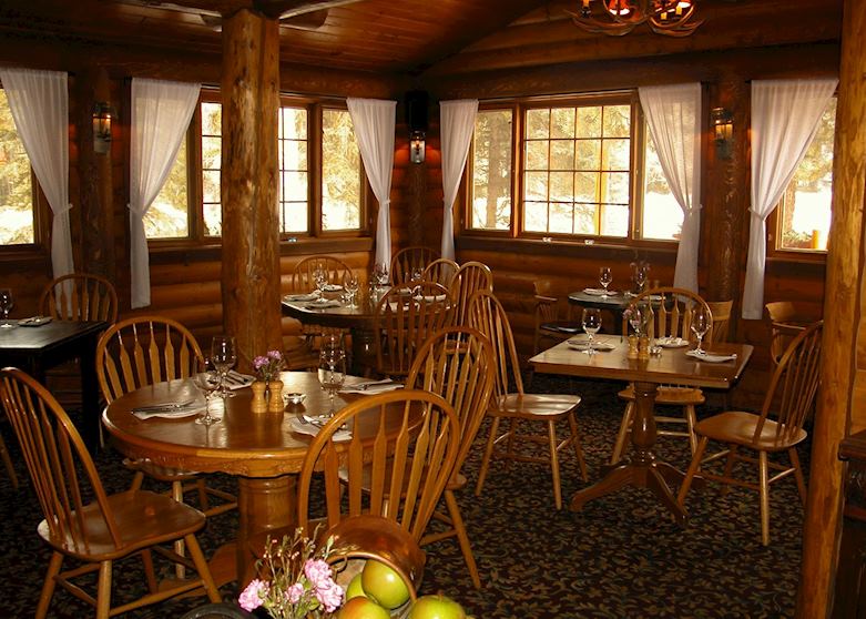 Restaurant at Baker Creek Chalets, Lake Louise Restaurant at Baker Creek Chalets, Lake Louise