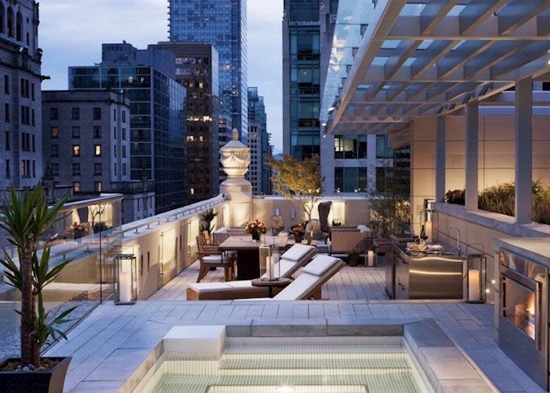 Outdoor space at The Rosewood Hotel Georgia,Vancouver Outdoor space at The Rosewood Hotel Georgia,Vancouver