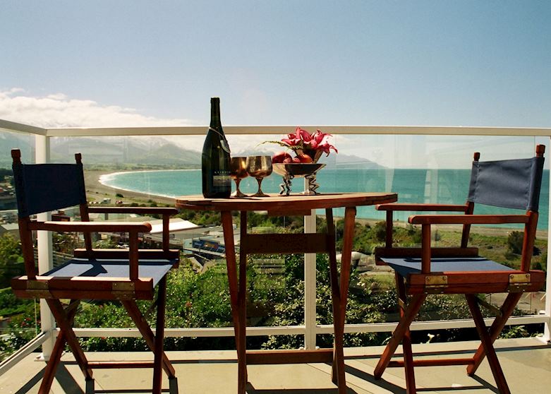 View from the veranda, The Lemon Tree, Kaikoura View from the veranda, The Lemon Tree, Kaikoura