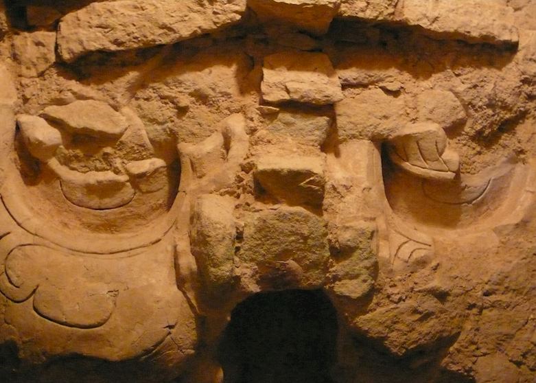 Underground Mayan temples at Copan