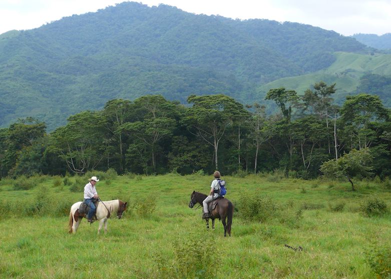Horse trekking at the Finca