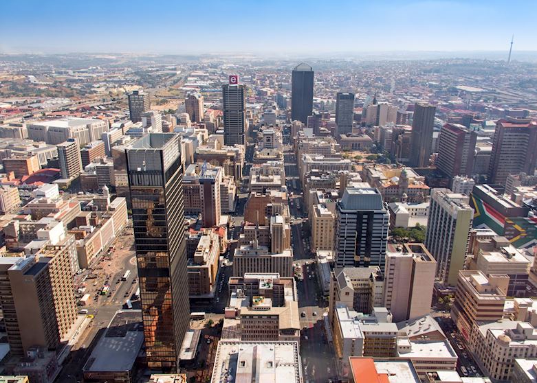 The inner city of Johannesburg The inner city of Johannesburg