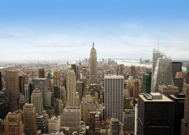The New York skyline The New York skyline
