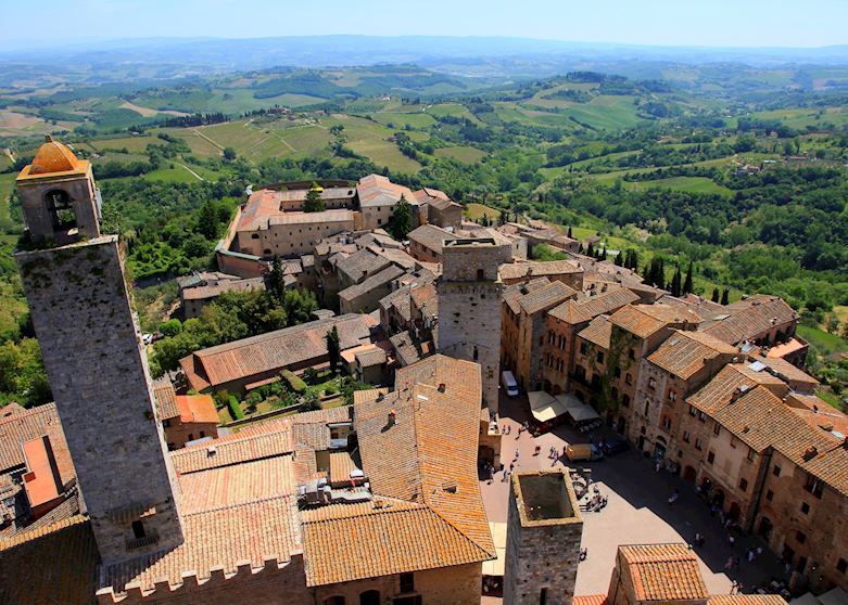 Views over San Gimignano Views over San Gimignano