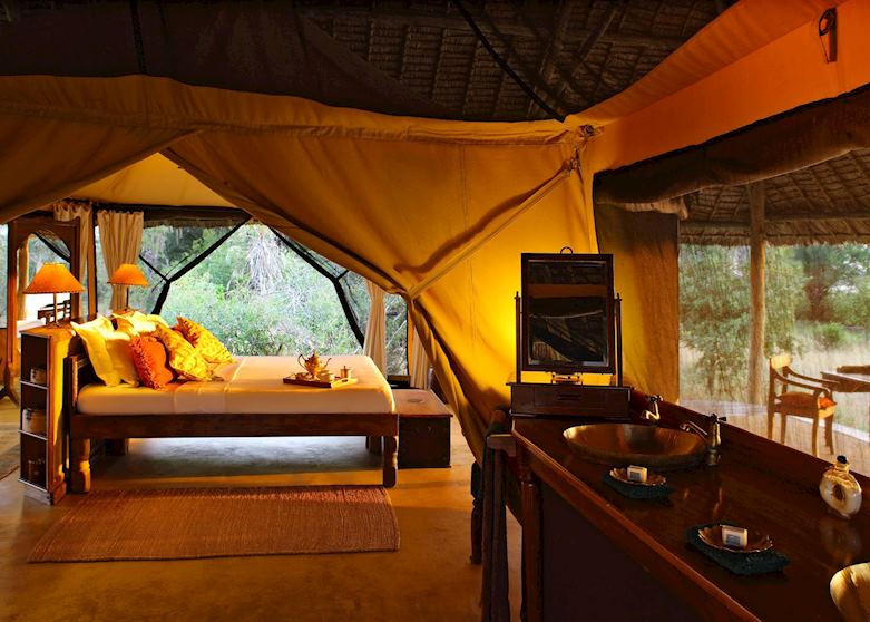 Siwandu Camp, Selous Game Reserve Siwandu Camp, Selous Game Reserve