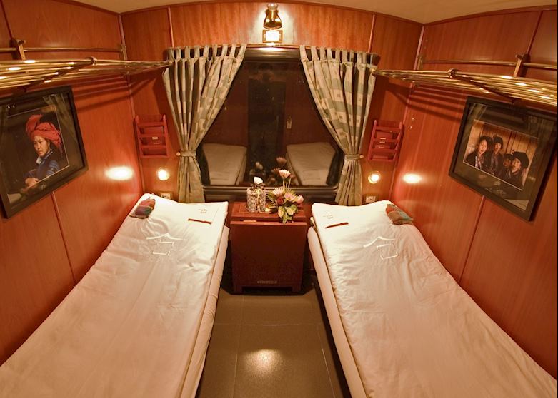 Deluxe compartment, Victoria Express Train, Lao Cai