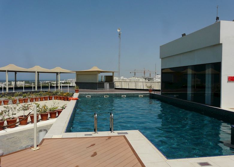 Rooftop pool, Park Inn, Muscat