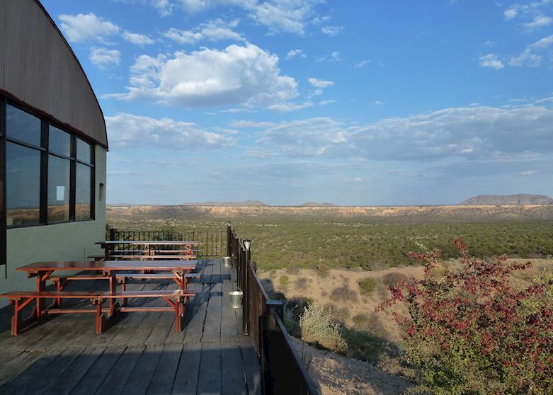 Main lodge and terrace, Ugab Terrace Lodge, Damaraland