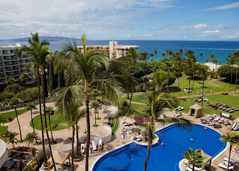 Adults only pool, Fairmont Kea Lani, Maui