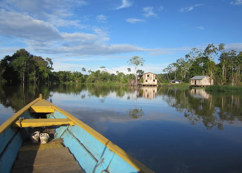 Boating on the Peruvian Amazon