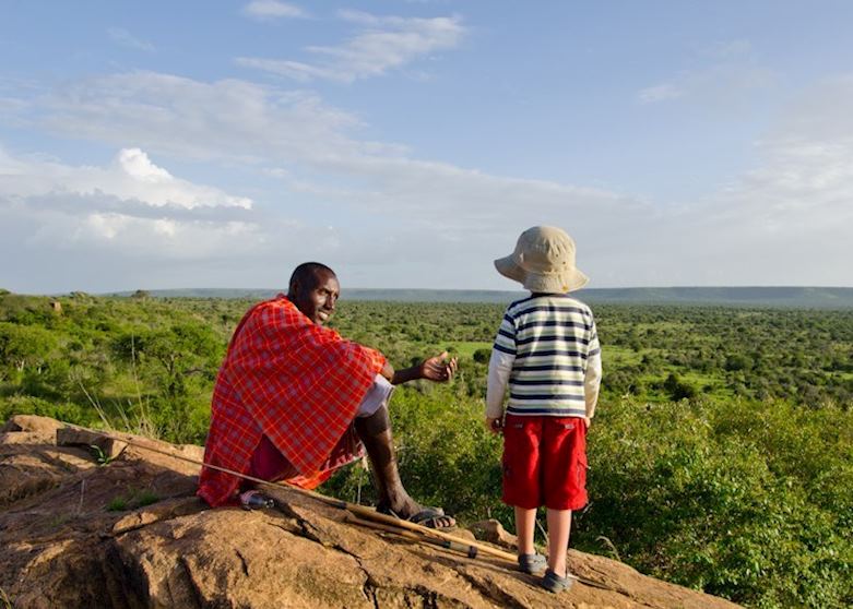 Family safari, Laikipia Wilderness Camp