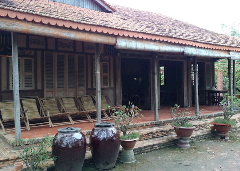 Ut Trinh Homestay,Vinh Long, Front Entrance
