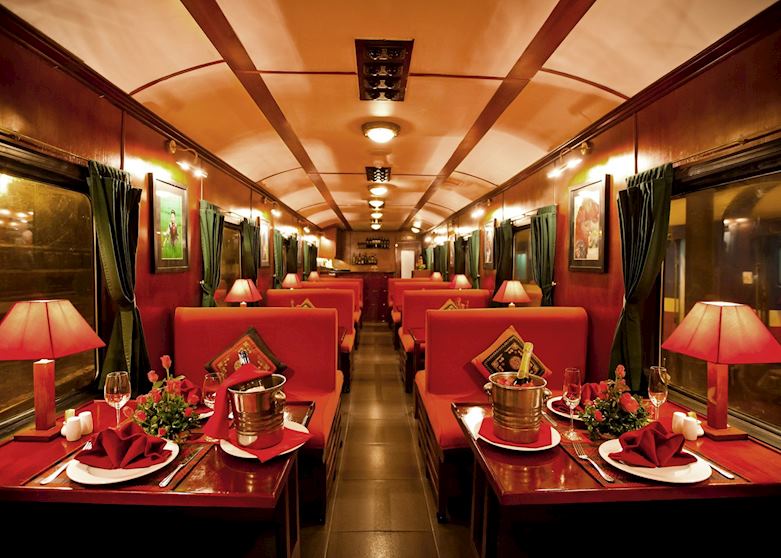 Le Tonkin Restaurant onboard the Victoria Express Train