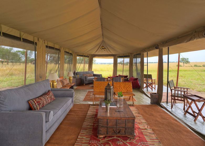 Lounge at Kimondo Camp