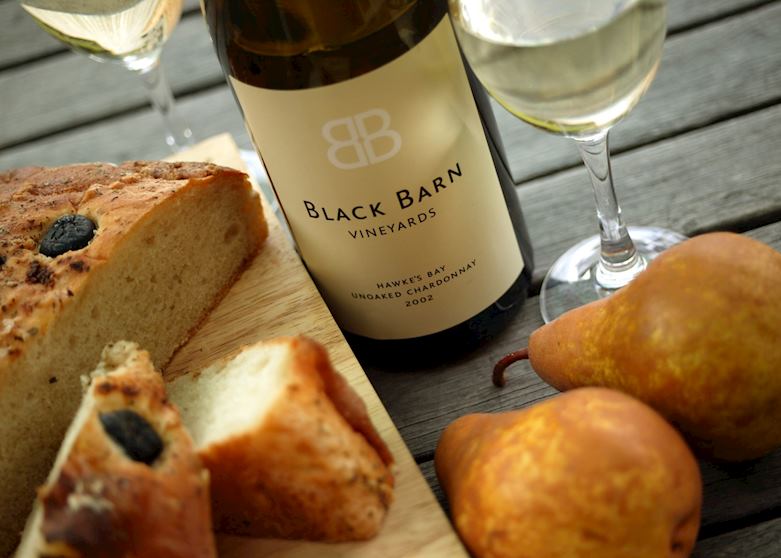 Locally produced wine, Black Barn Cottage, Napier & Hawkes Bay