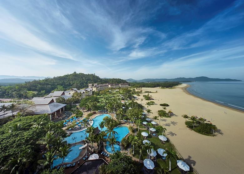 Aerial View, Shangri-La's Rasa Ria Resort & Spa, Kota Kinabalu Aerial View, Shangri-La's Rasa Ria Resort & Spa, Kota Kinabalu