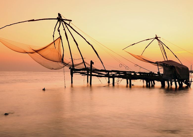 Chinese fishing nets, Kerala Chinese fishing nets, Kerala