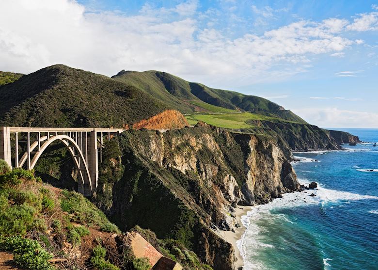 Bixby Bridge at Big Sur California, Pacific Coast High Way Bixby Bridge at Big Sur California, Pacific Coast High Way