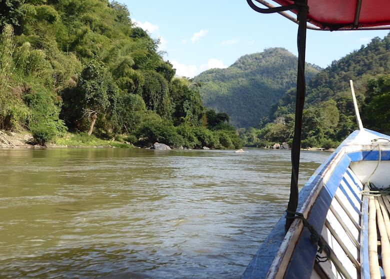 Views on boat to Chiang Rai Views on boat to Chiang Rai